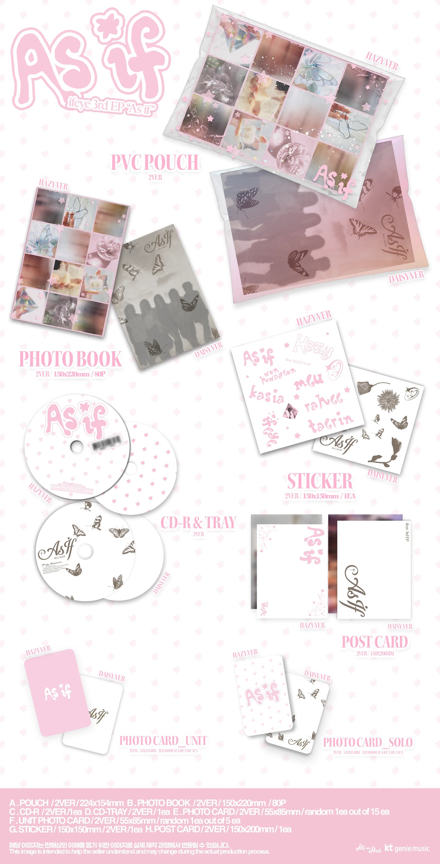 ifeye - 3rd EP [As if] Photobook Ver.