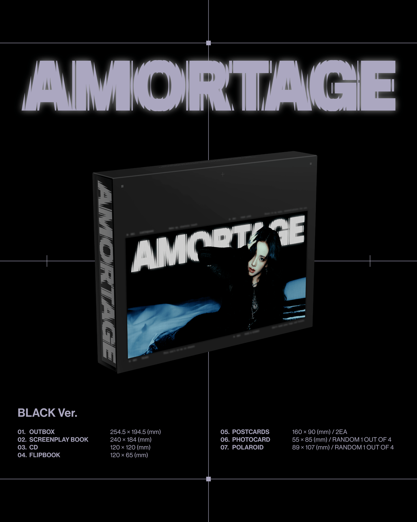 JISOO - Mini Album [AMORTAGE] DELUXE EDITION