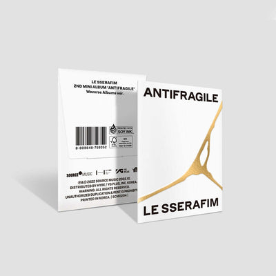 LE SSERAFIM - 2ND MINI ALBUM [ANTIFRAGILE] WEVERSE ALBUMS Ver.