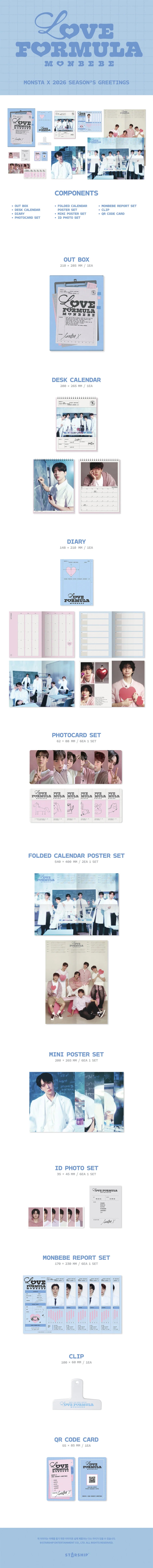 MONSTA X - 2026 SEASON'S GREETINGS [LOVE FORMULA MONBEBE]