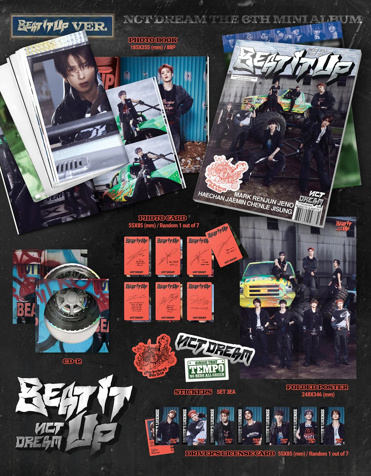 NCT DREAM - 6th Mini Album [Beat It Up] Beat It Up Ver.