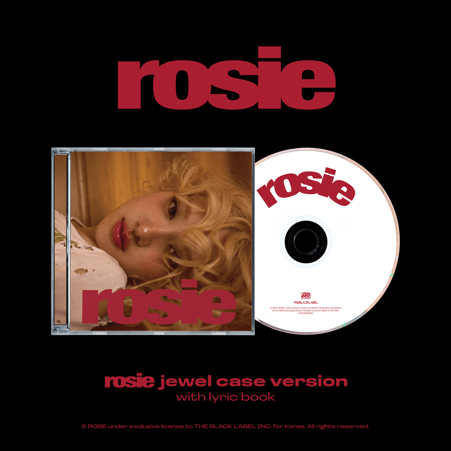 ROSÉ - 1st Studio Album [rosie] JEWEL Ver.