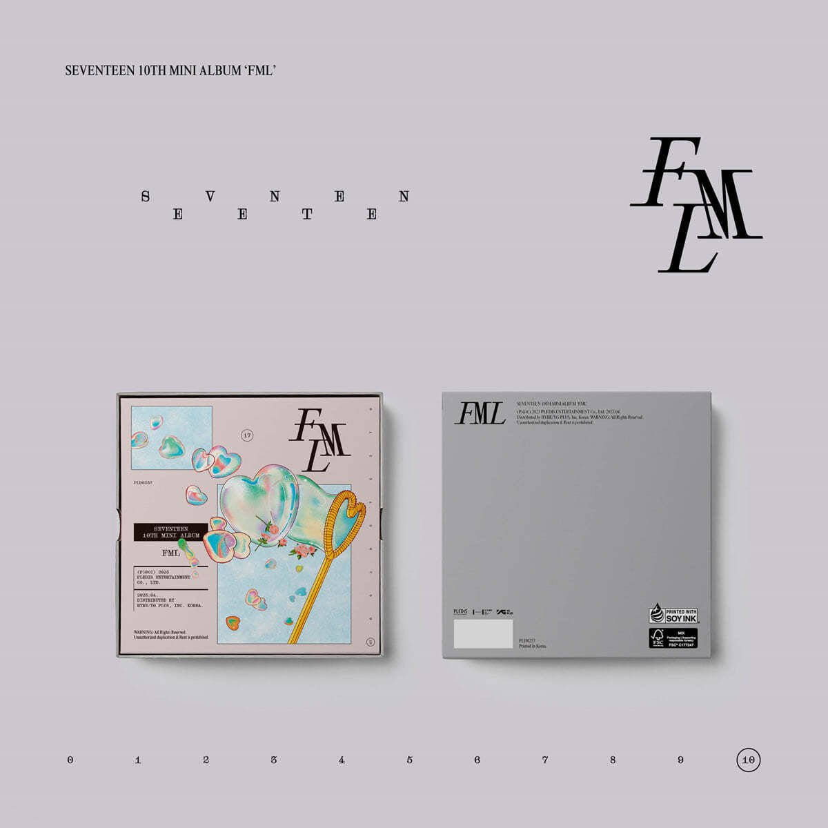 SEVENTEEN - 10TH MINI ALBUM [FML] CARAT Ver.
