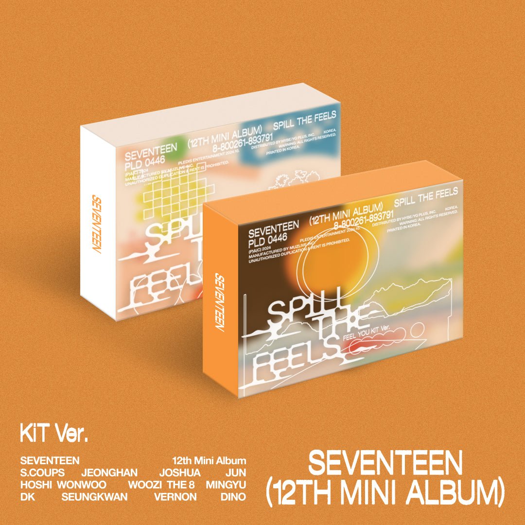 SEVENTEEN - 12th Mini Album [SPILL THE FEELS] KiT Ver.