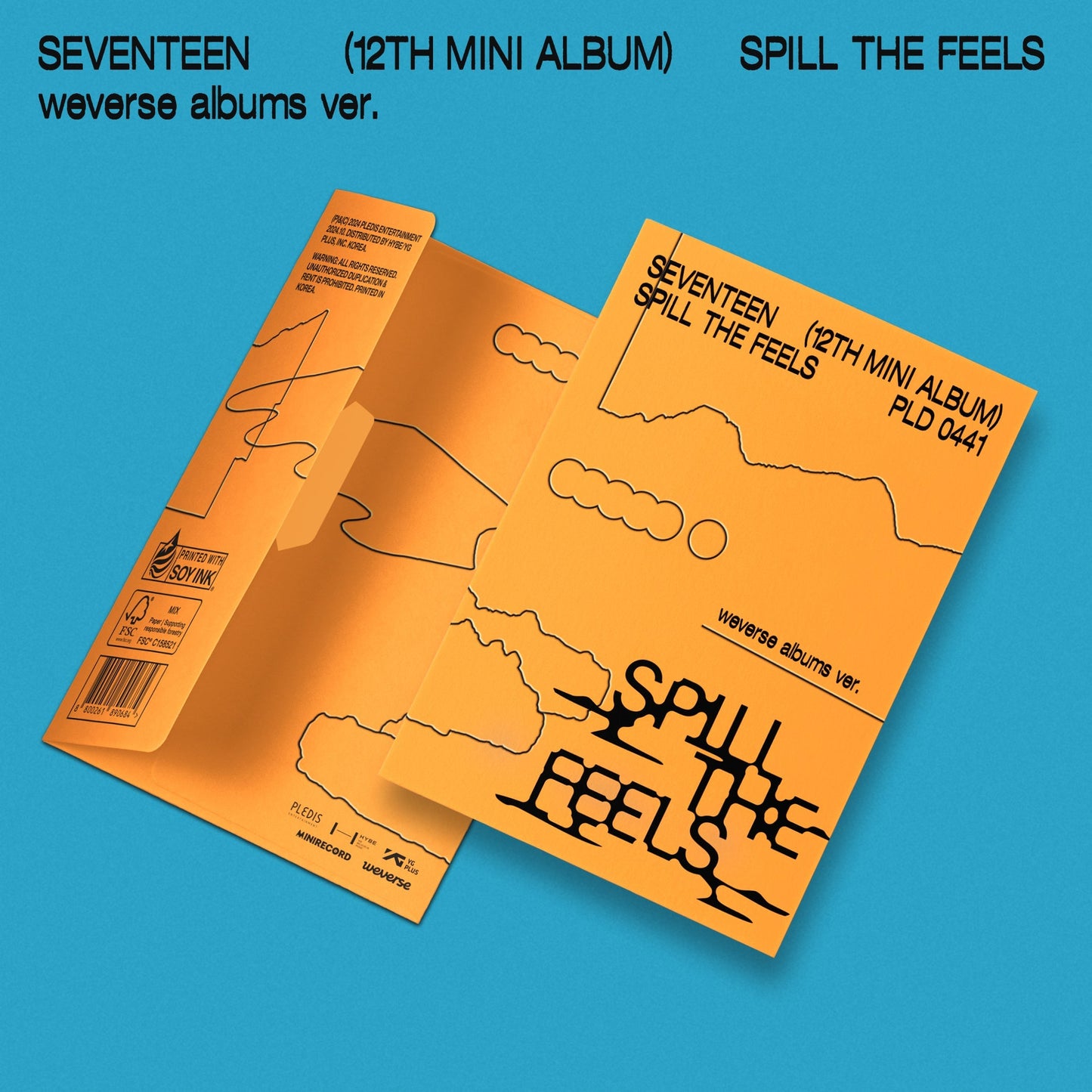 SEVENTEEN - 12th Mini Album [SPILL THE FEELS] Weverse Albums Ver.
