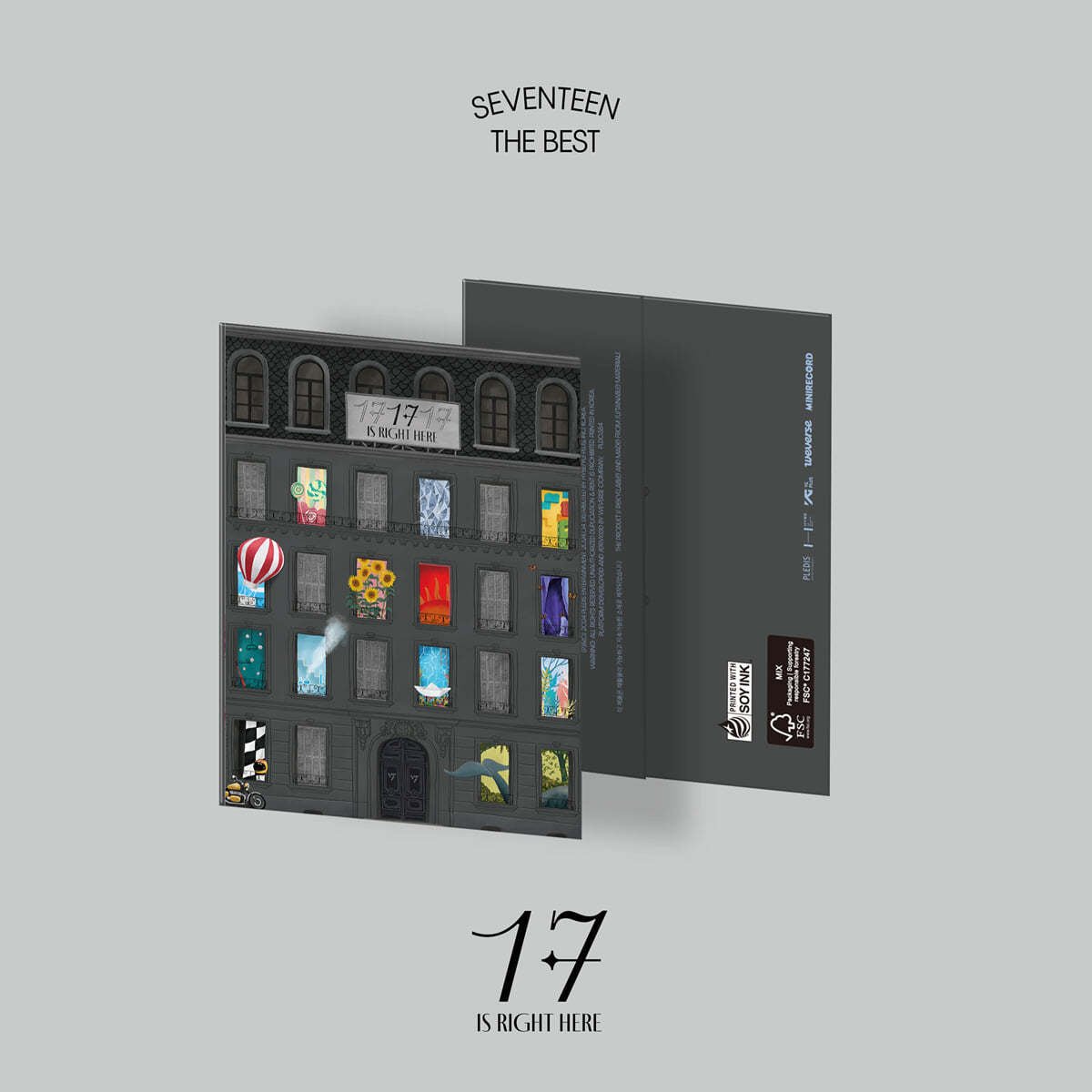 SEVENTEEN - BEST ALBUM [17 IS RIGHT HERE] Weverse Albums ver.
