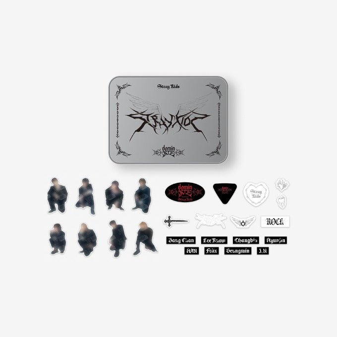 STRAY KIDS - [Stray Kids TIN CASE REUSABLE STICKER PACK] dominATE SEOUL