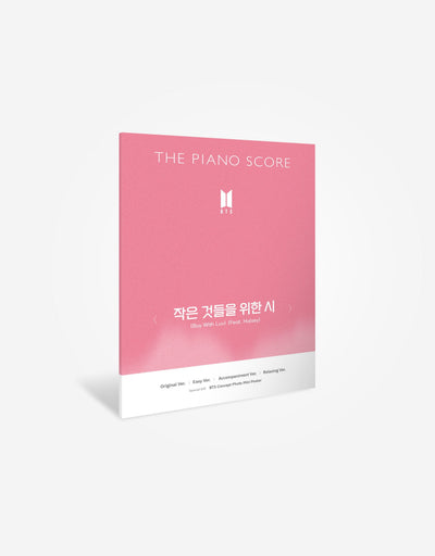 THE PIANO SCORE : BTS [작은 것들을 위한 시 (Boy With Luv) (Feat. Halsey)]