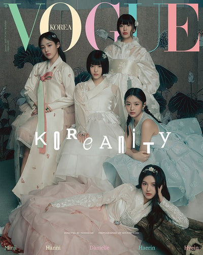 VOGUE - [2025, January] - Cover : MINJI, HANNI, DANIELLE, HAERIN, HYEIN TYPE A