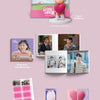 Promotional material for Yumi's Cells Korean drama with character images and various elements on a pink background.